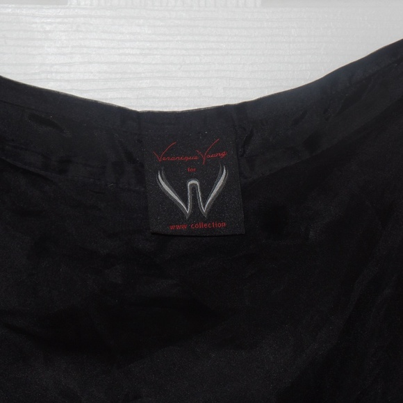 Veronique Young Black Skirt Size 10 - Picture 2 of 6